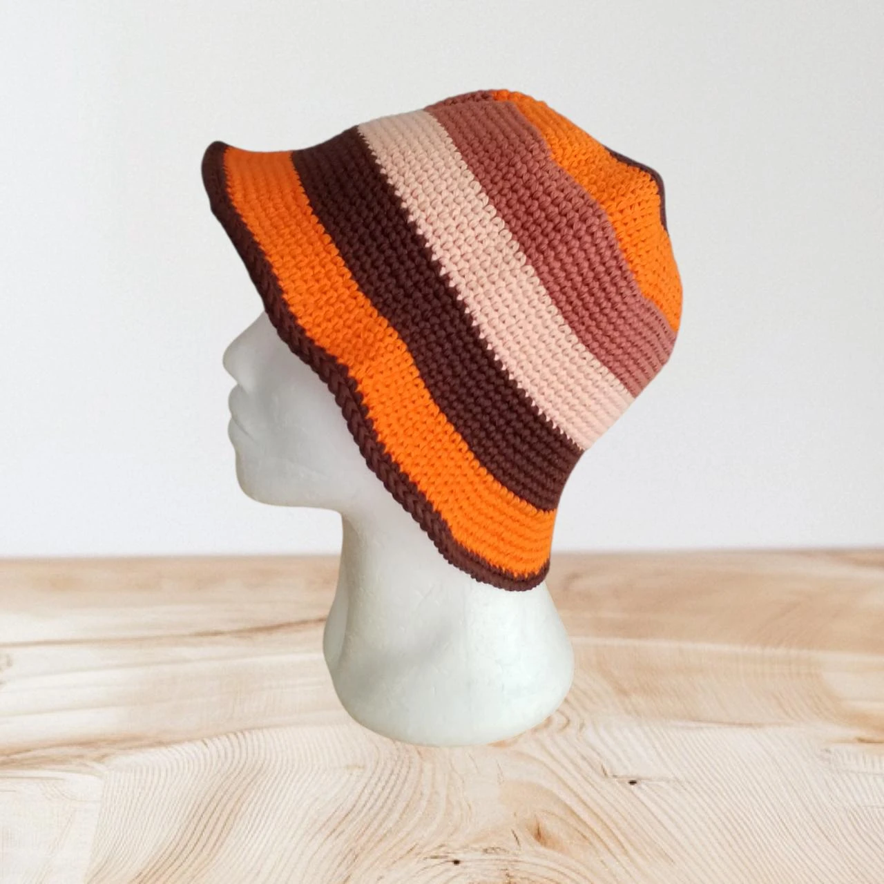 Soft handmade 100% cotton bob hat new – photo 4